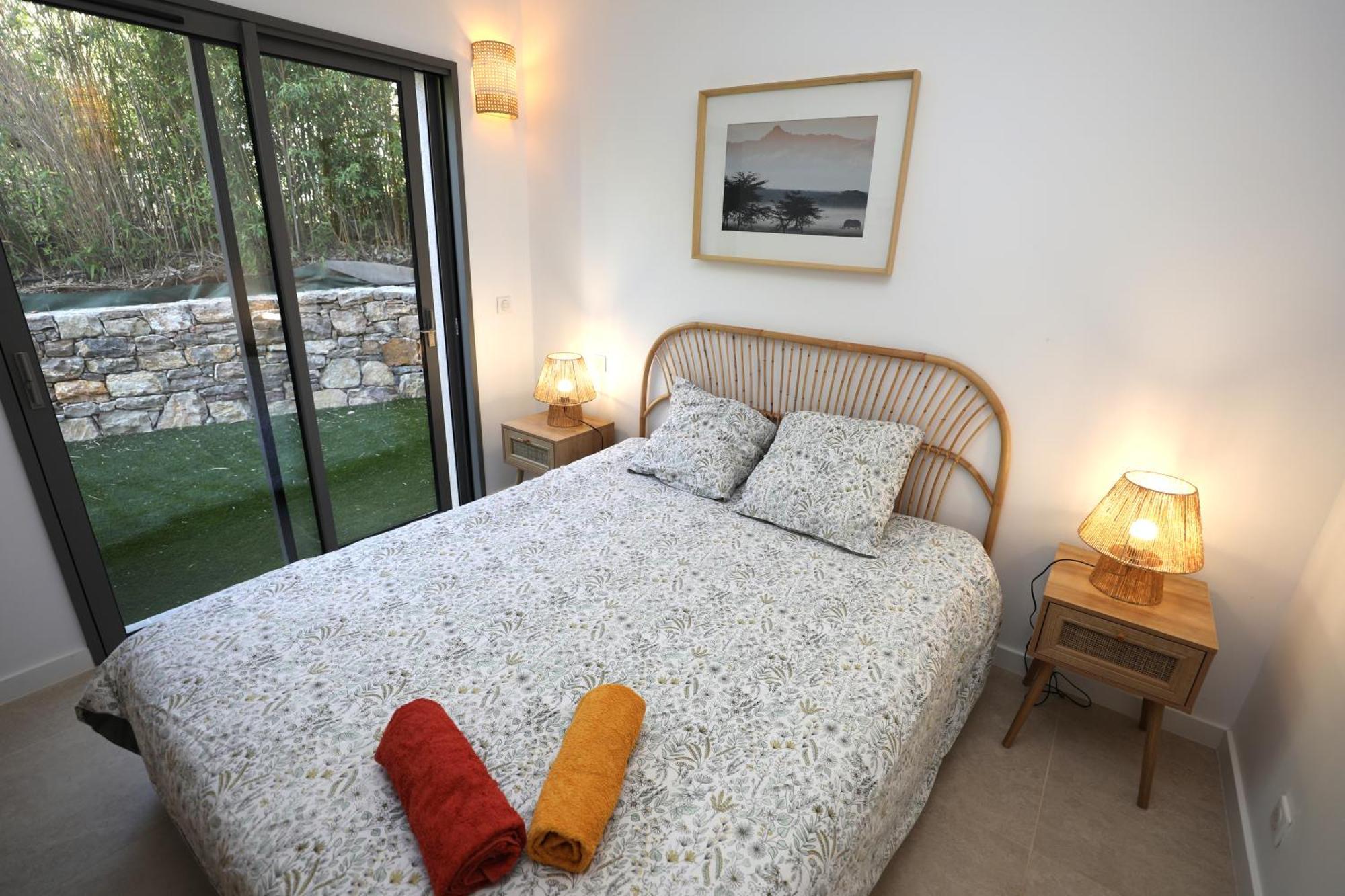 T2 Neuf Sur Jardin Proche Plage 卡尔特汉 外观 照片