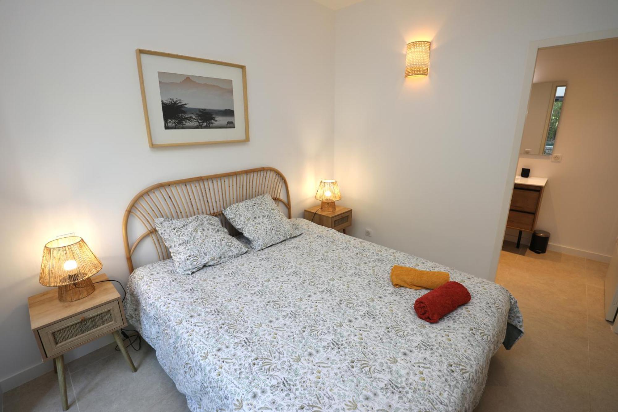 T2 Neuf Sur Jardin Proche Plage 卡尔特汉 外观 照片